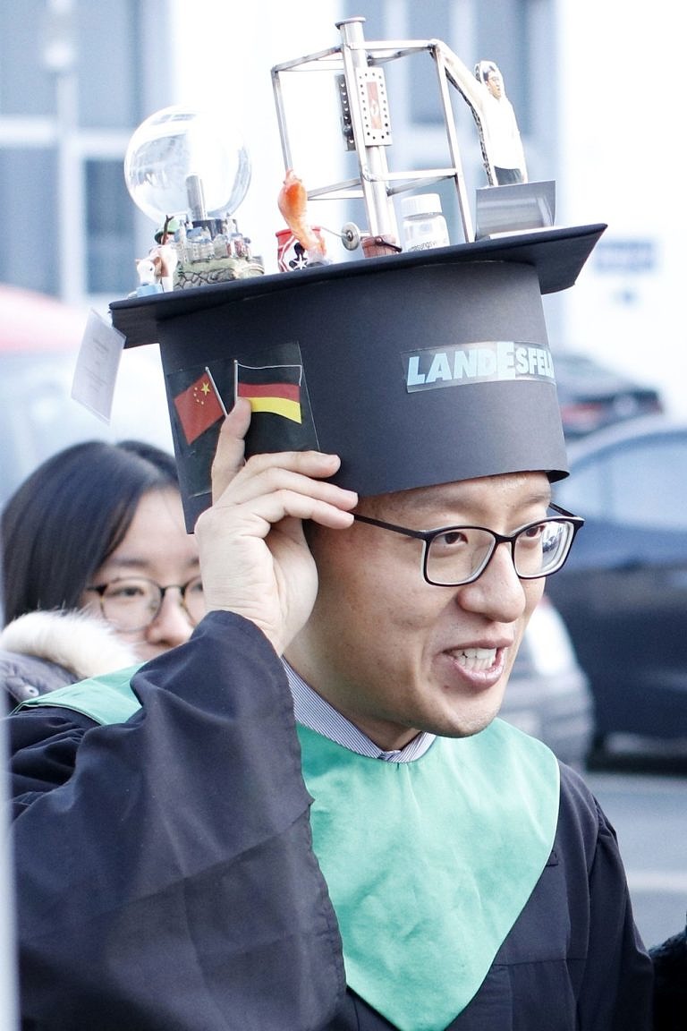 Yin Pang defends his dissertation