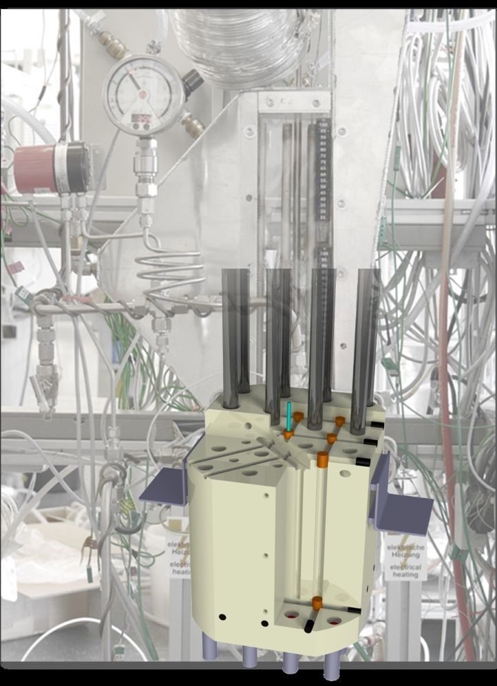 Heatpipe-based catalytical methanation