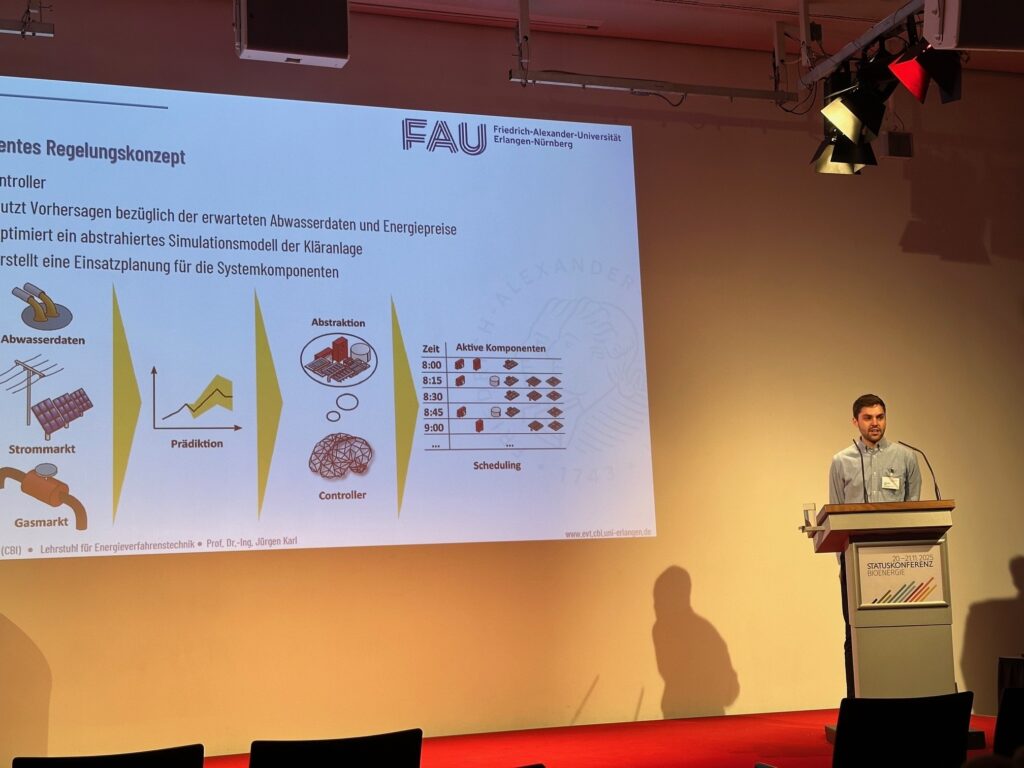 Constantin Heim at Statuskonferenz Bioenergie 2025 in Leipzig