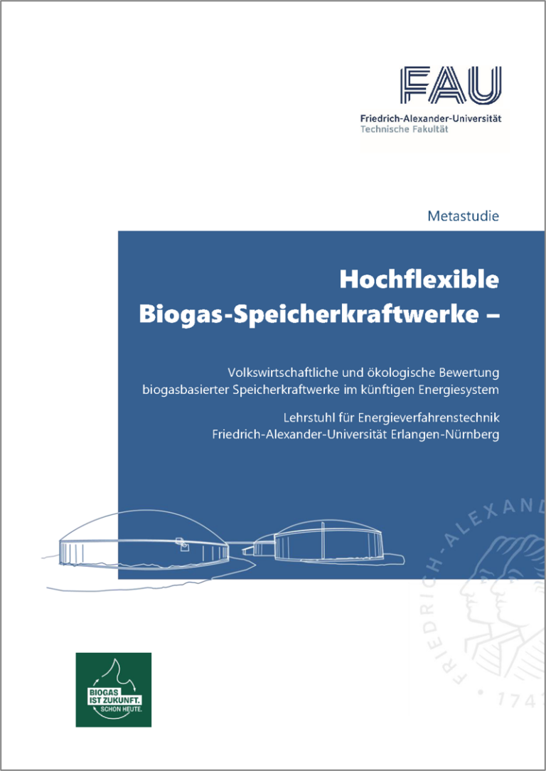 New meta-study on “Highly Flexible Biogas Power Plants” goes online